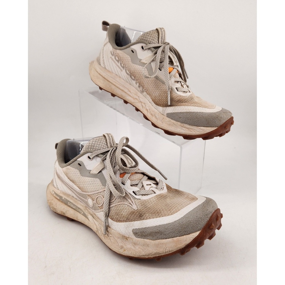 Saucony Peregrine 15 Trail Running Shoes Womens Size 9 Moon/Dove S10990-101